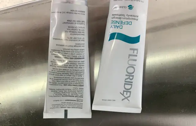 Finished samples for tubes filled and sealed