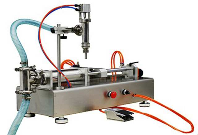 Semi Automatic Portable Pneumatic Low Viscosity Liquid Filling Machine